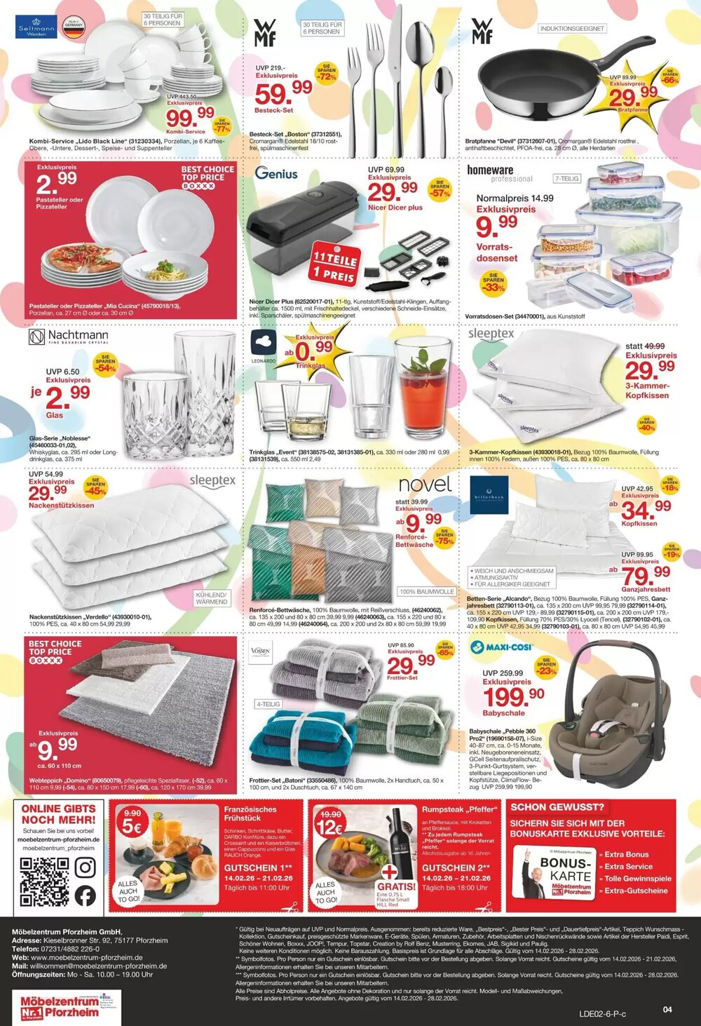 Möbelzentrum Pforzheim Prospekt (ab 14.02.2026) zum Blättern - Seite 4