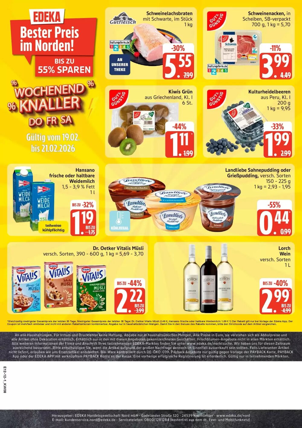 Edeka Prospekt (ab 15.02.2026) zum Blättern - Seite 12