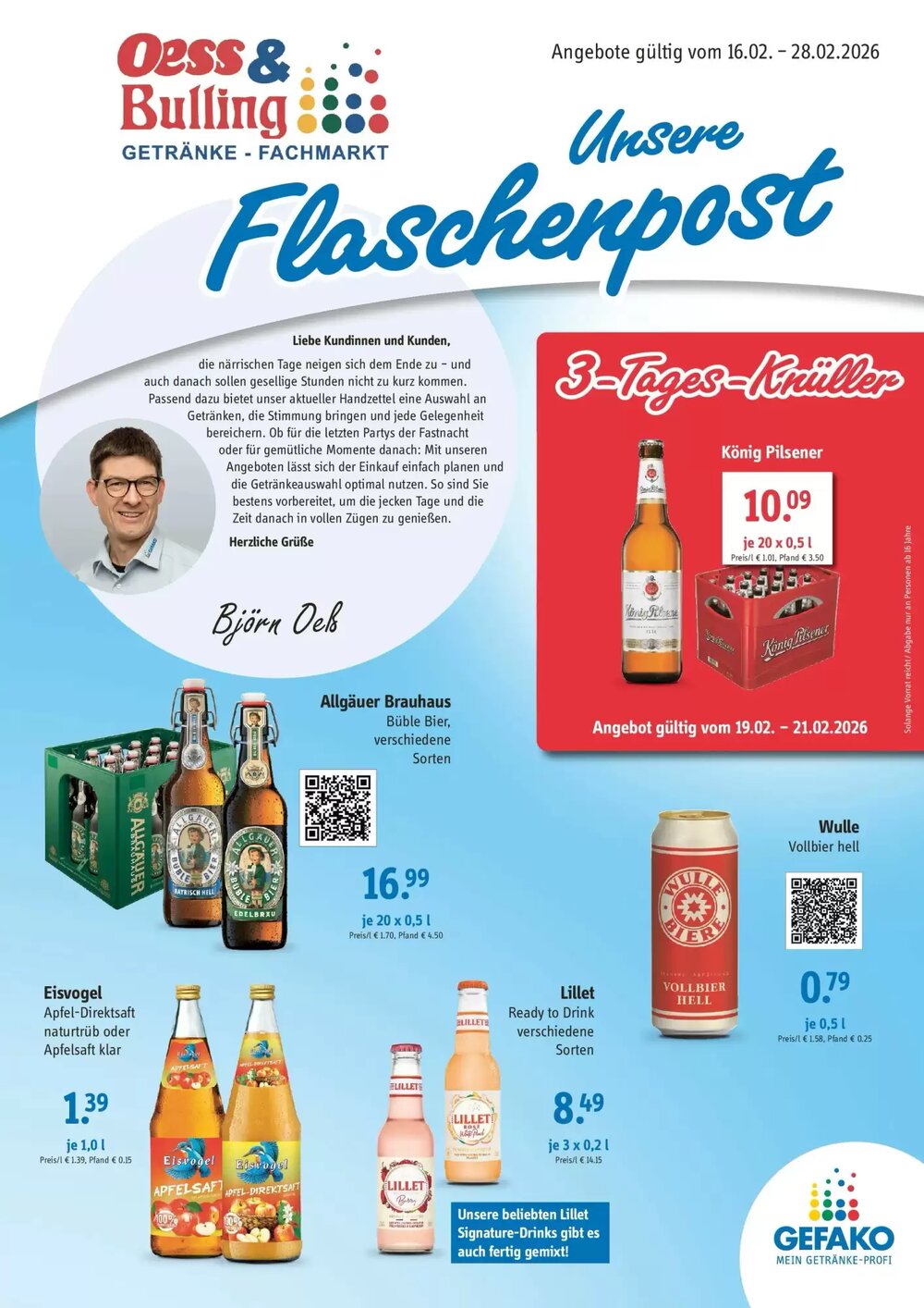 Gefako Prospekt (ab 15.02.2026) zum Blättern - Seite 1