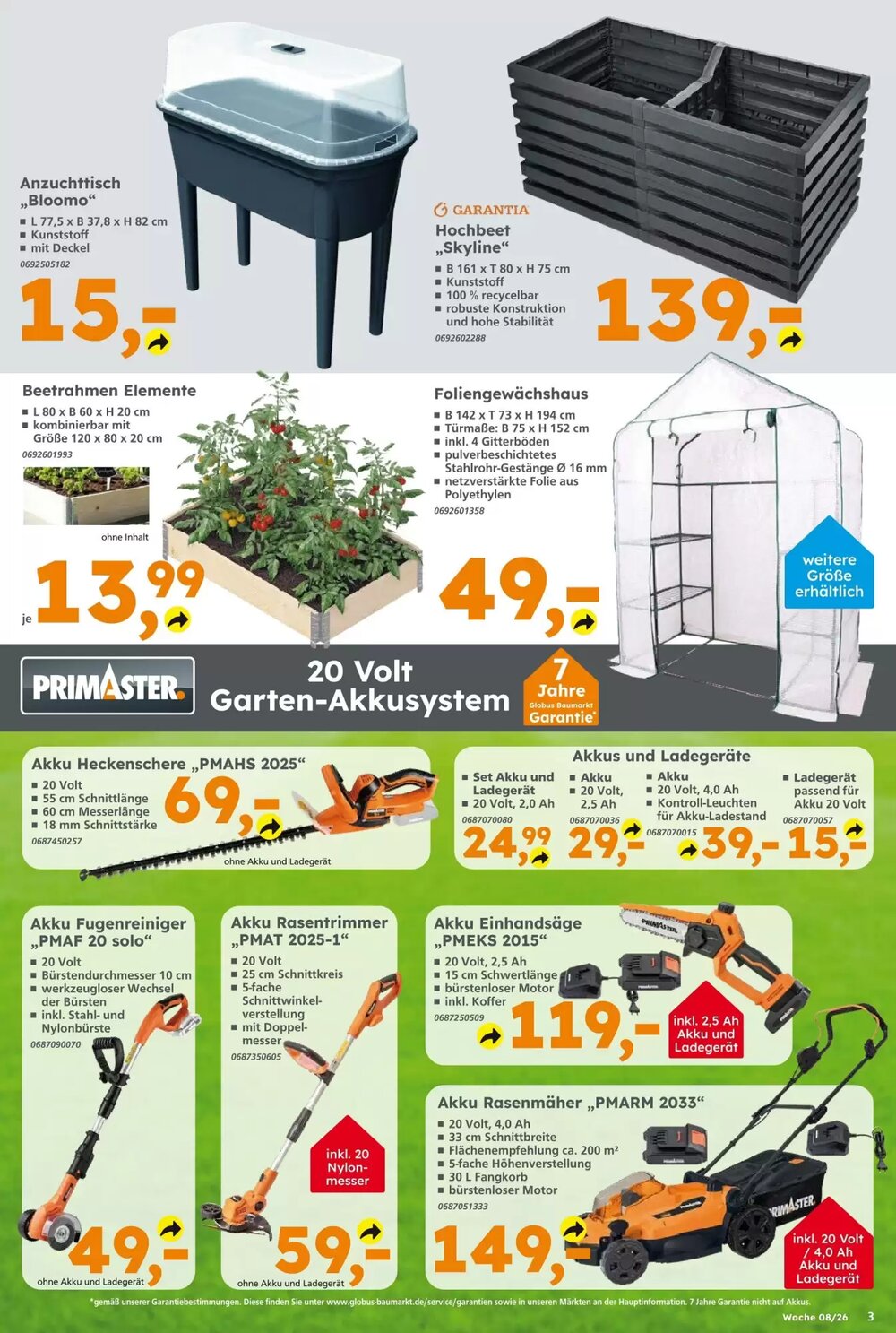 Globus Baumarkt Prospekt (ab 15.02.2026) zum Blättern - Seite 3