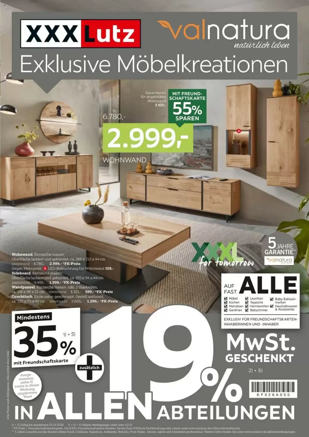 XXXLutz Prospekt (ab 15.02.2026) zum Blättern - Seite 1