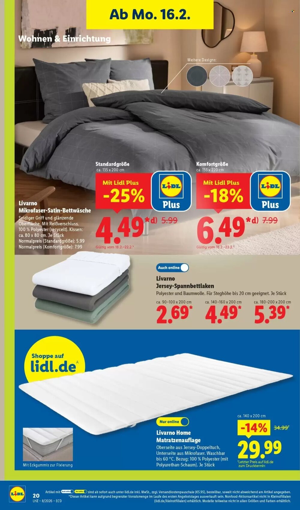 Lidl Prospekt (ab 16.02.2026) zum Blättern - Seite 16