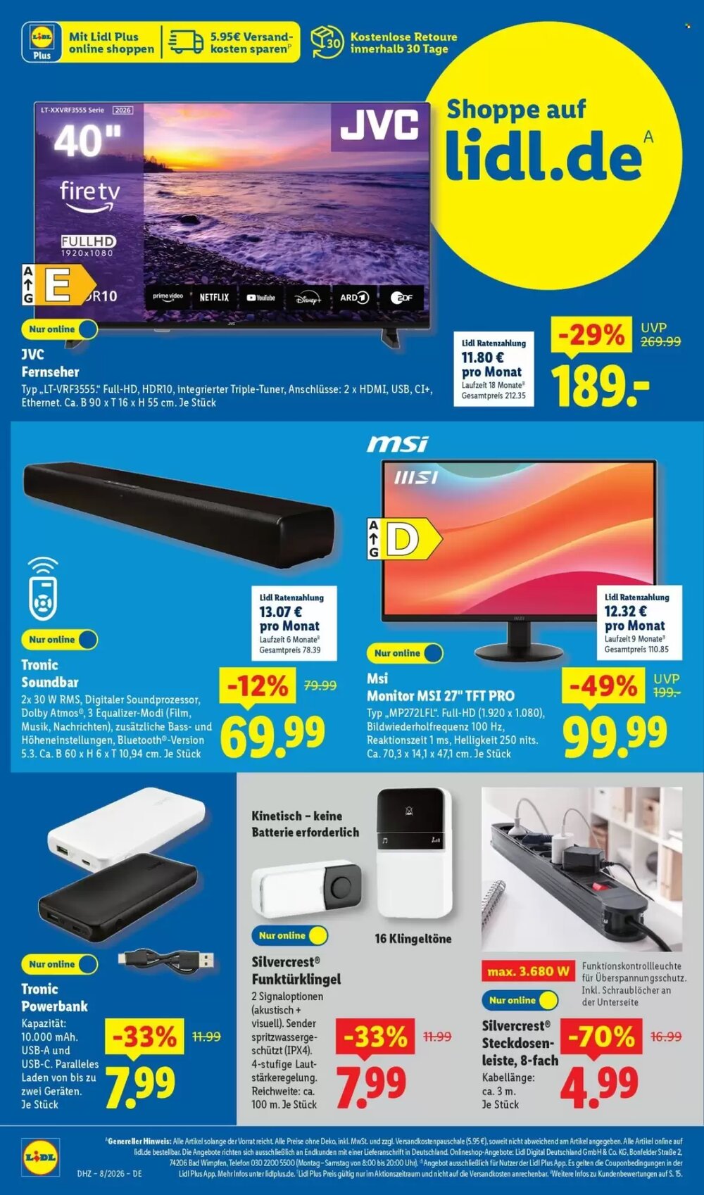 Lidl Prospekt (ab 16.02.2026) zum Blättern - Seite 20