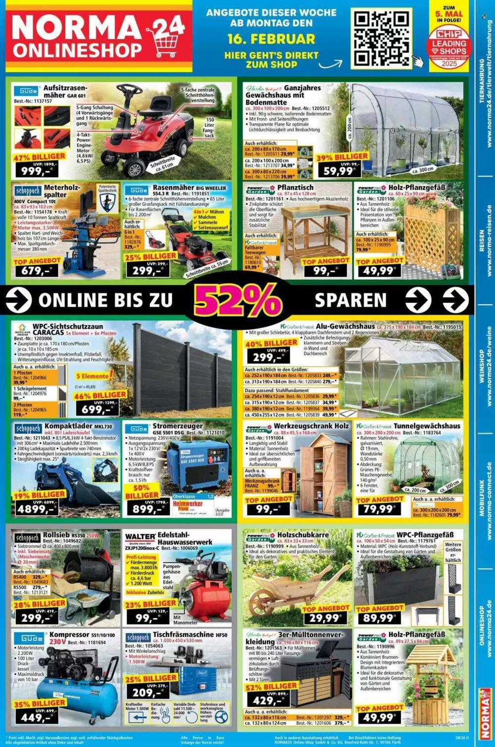 Norma Prospekt (ab 16.02.2026) zum Blättern - Seite 1