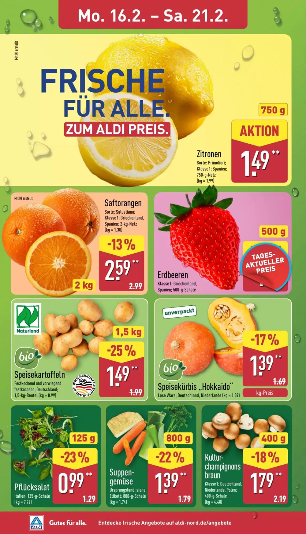 Aldi Nord Prospekt (ab 16.02.2026) zum Blättern - Seite 2
