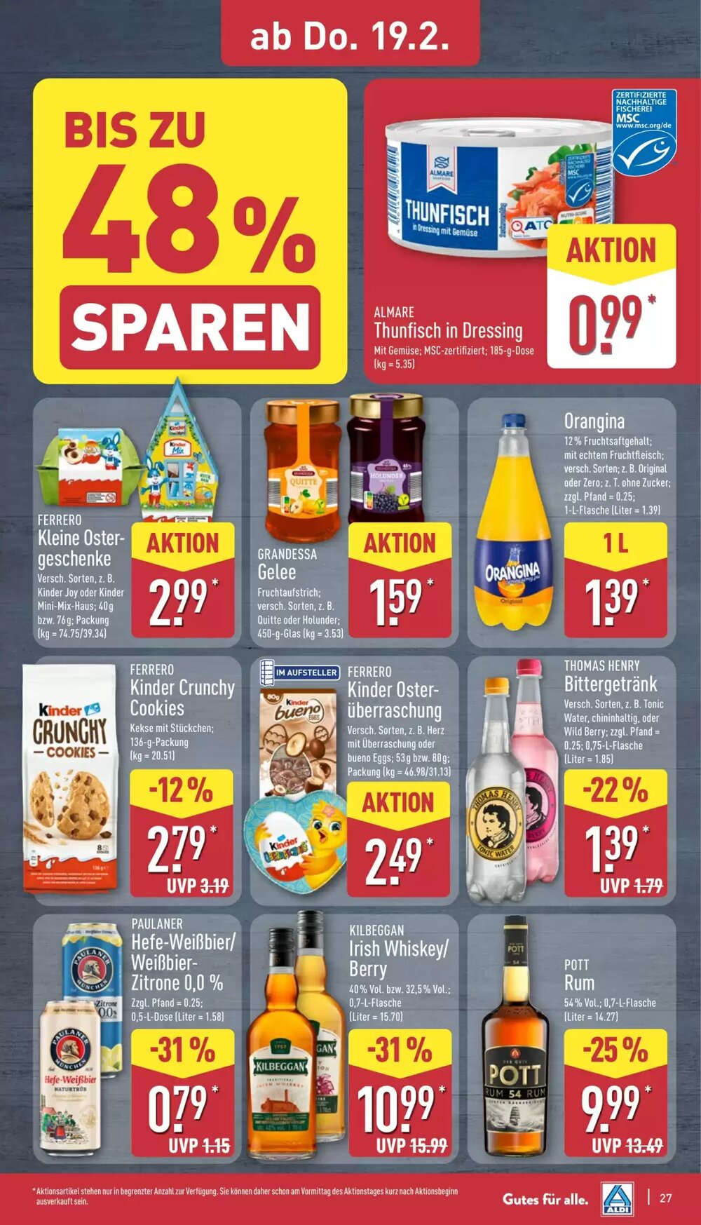 Aldi Nord Prospekt (ab 16.02.2026) zum Blättern - Seite 32
