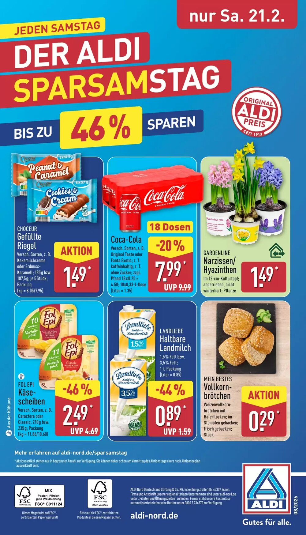 Aldi Nord Prospekt (ab 16.02.2026) zum Blättern - Seite 33