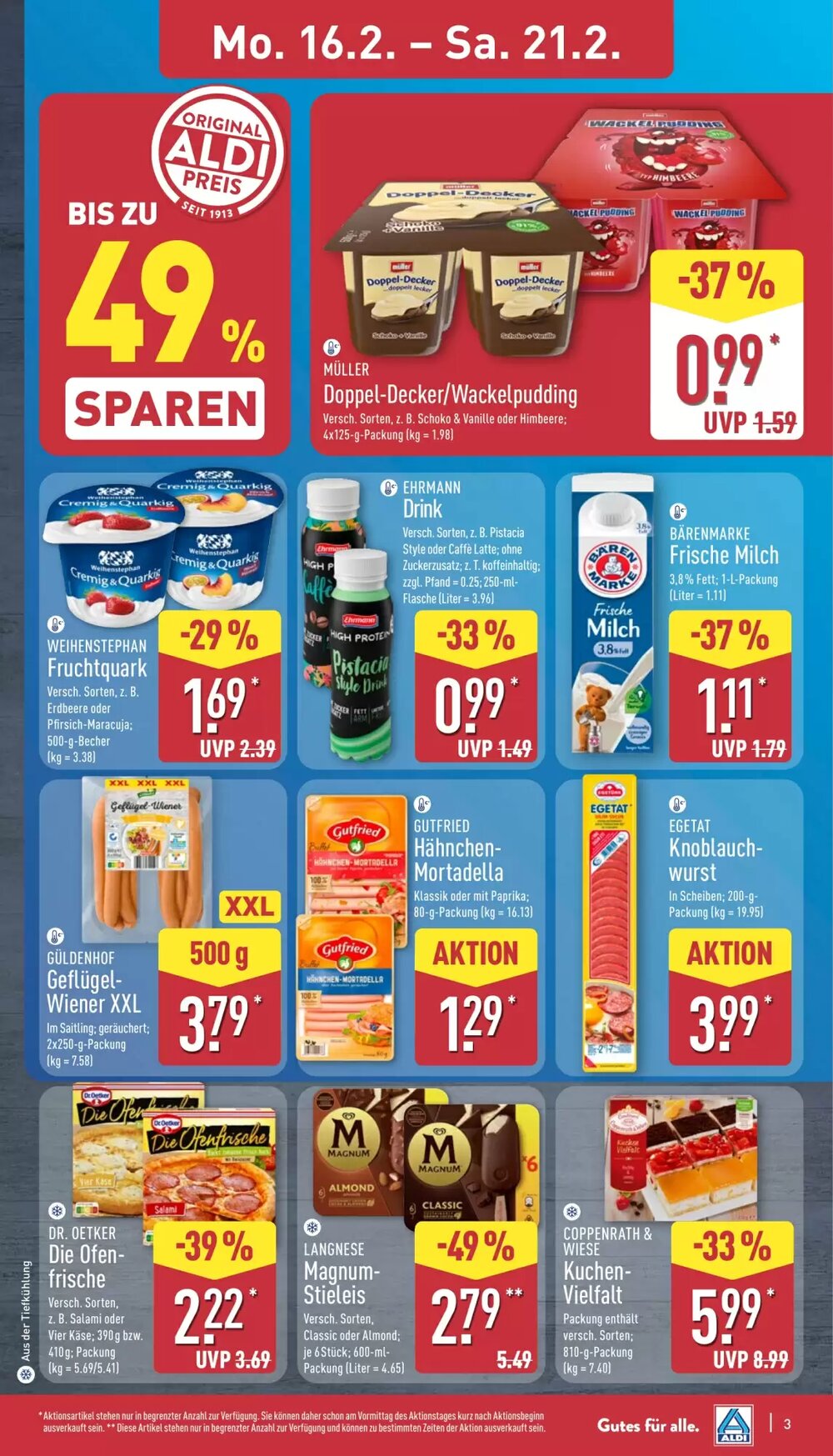 Aldi Nord Prospekt (ab 16.02.2026) zum Blättern - Seite 8