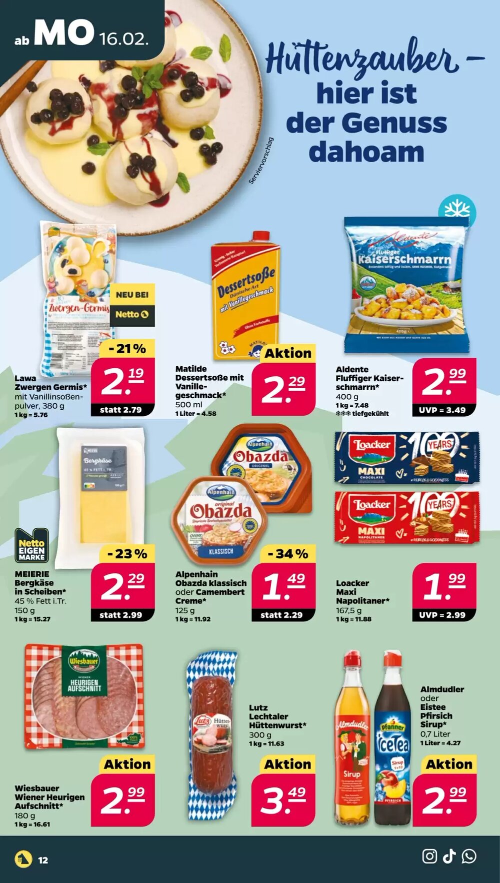 NETTO Prospekt (ab 16.02.2026) zum Blättern - Seite 12