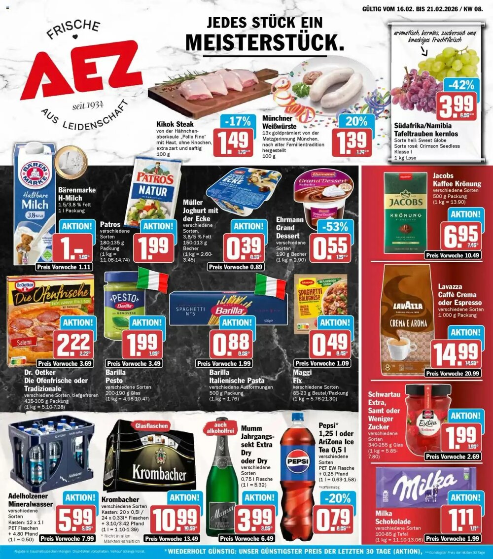 AEZ Prospekt (ab 16.02.2026) zum Blättern - Seite 1