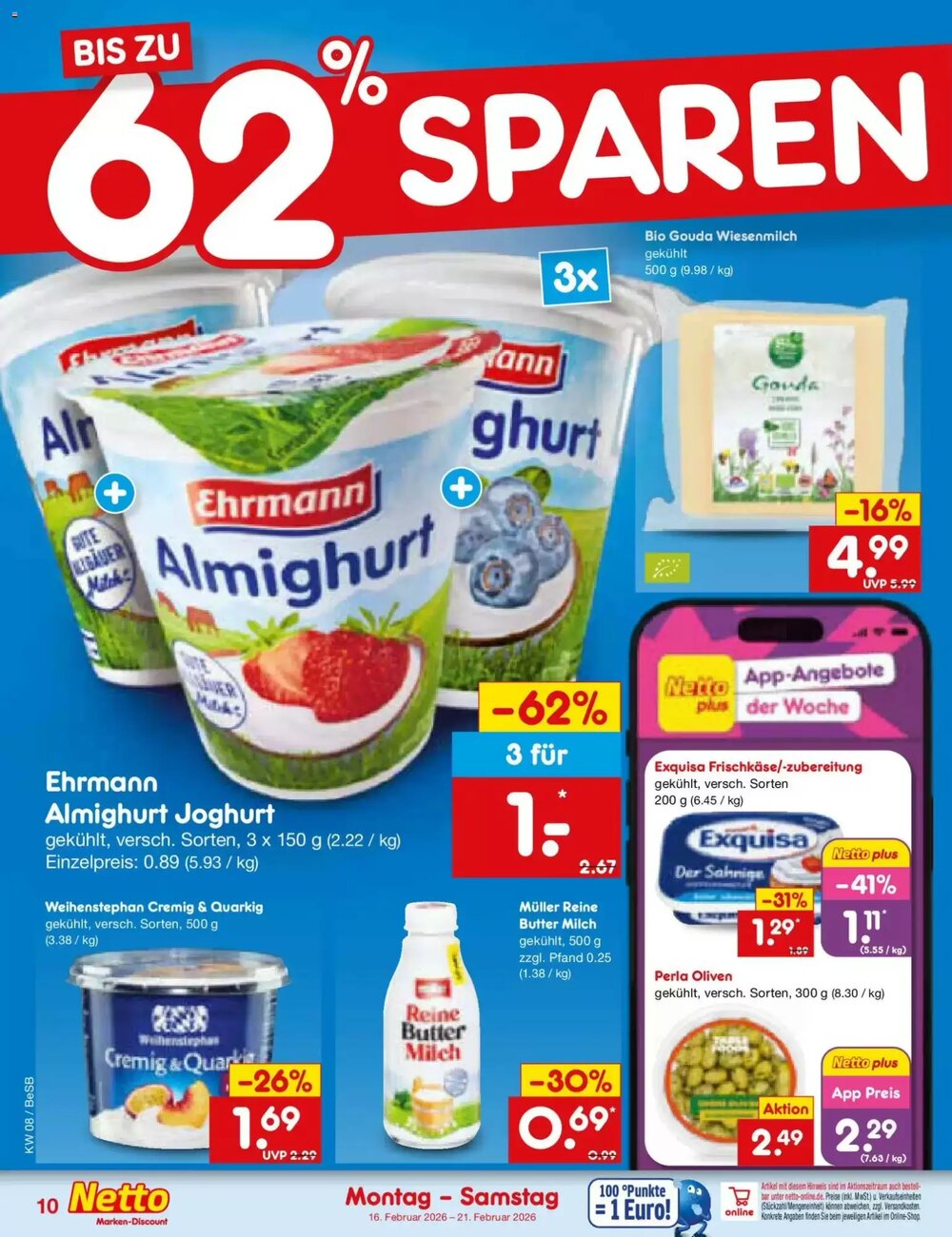 Netto Marken-Discount Prospekt (ab 16.02.2026) zum Blättern - Seite 10