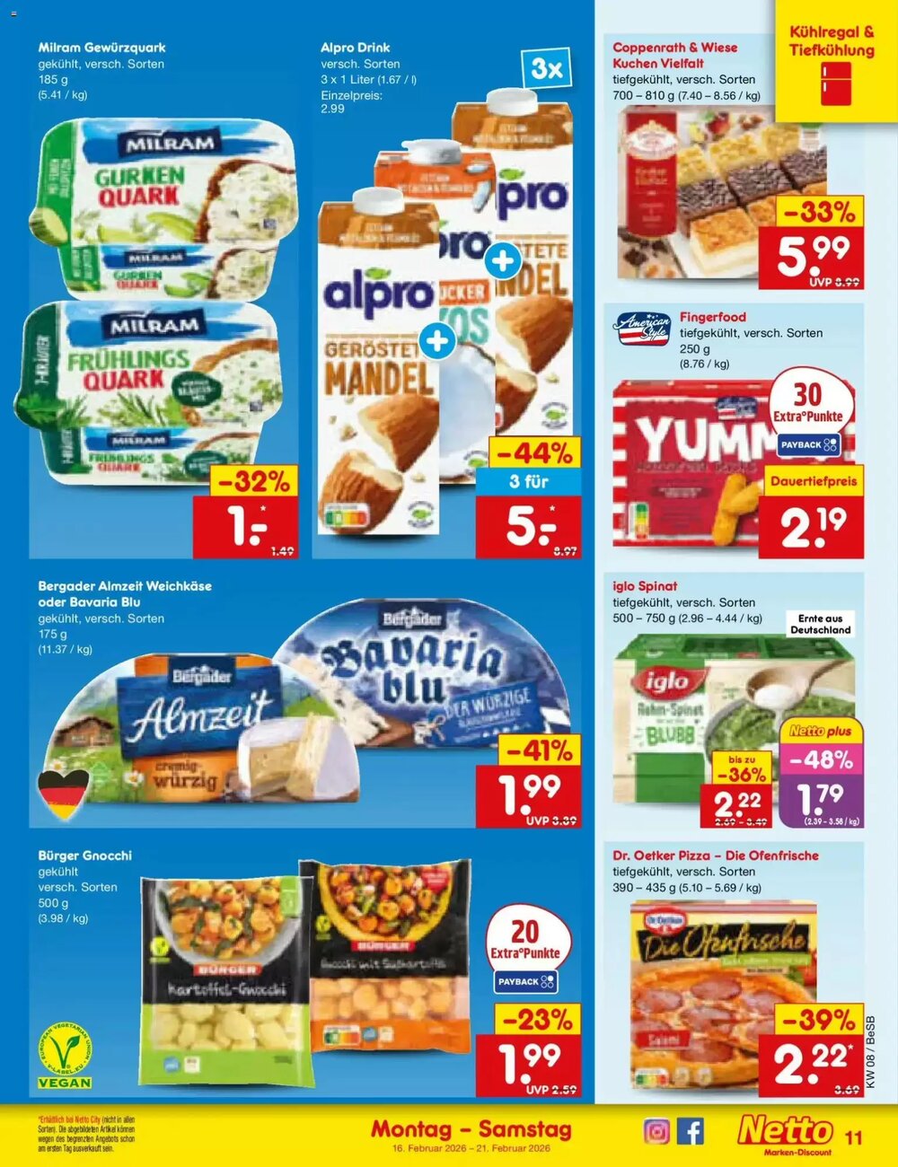 Netto Marken-Discount Prospekt (ab 16.02.2026) zum Blättern - Seite 11
