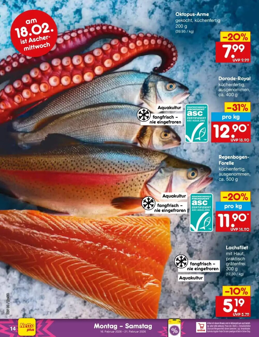 Netto Marken-Discount Prospekt (ab 16.02.2026) zum Blättern - Seite 16