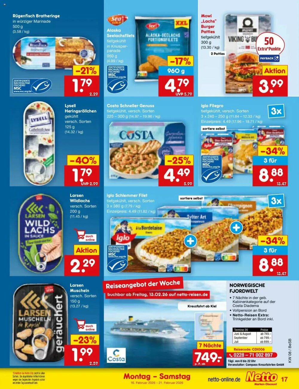 Netto Marken-Discount Prospekt (ab 16.02.2026) zum Blättern - Seite 19