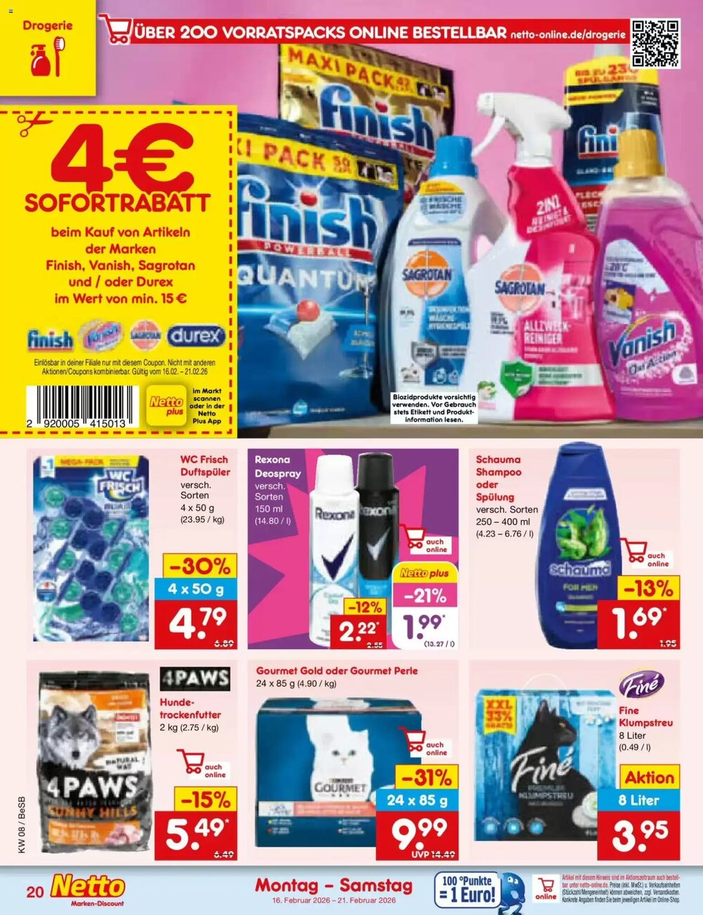 Netto Marken-Discount Prospekt (ab 16.02.2026) zum Blättern - Seite 28