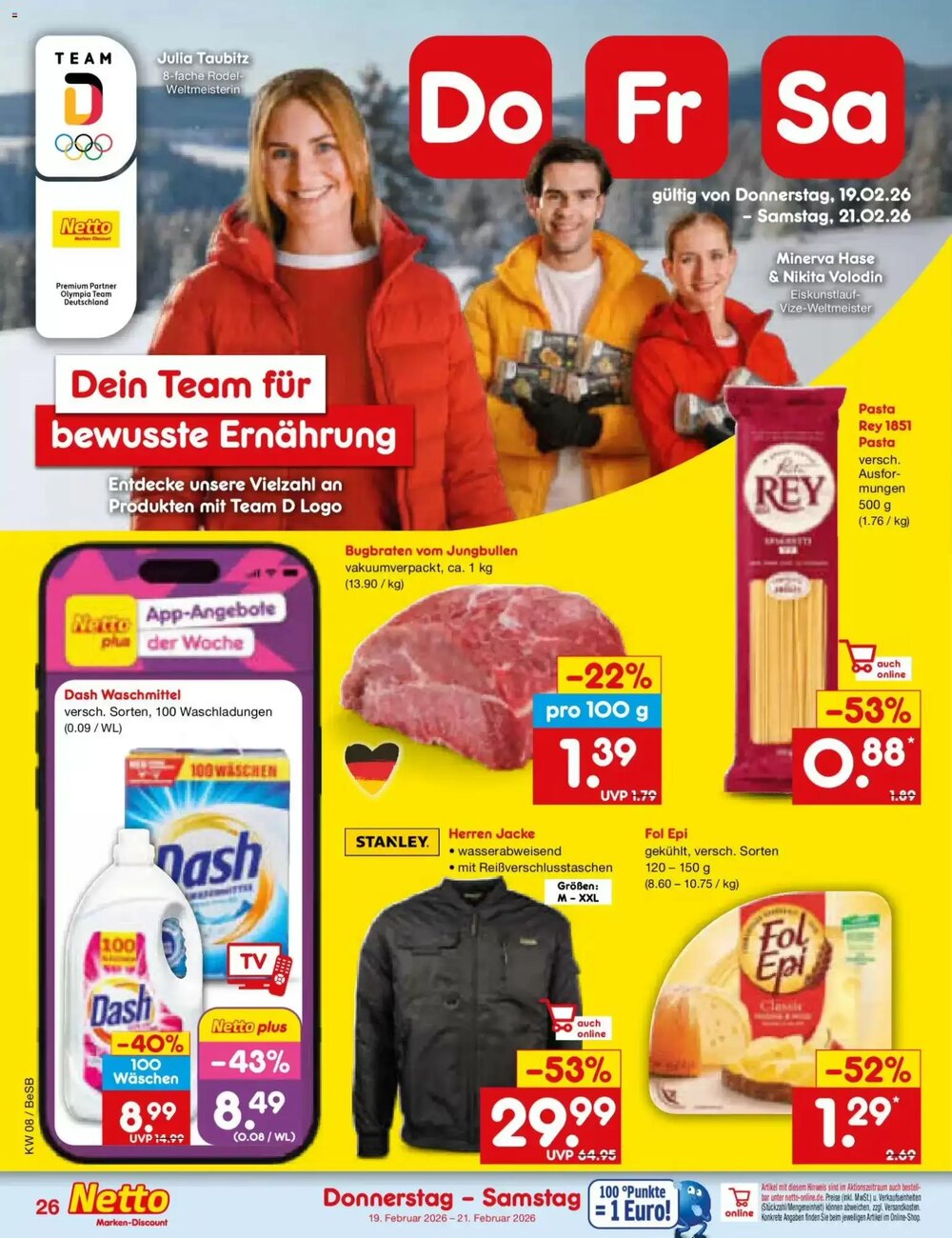 Netto Marken-Discount Prospekt (ab 16.02.2026) zum Blättern - Seite 40