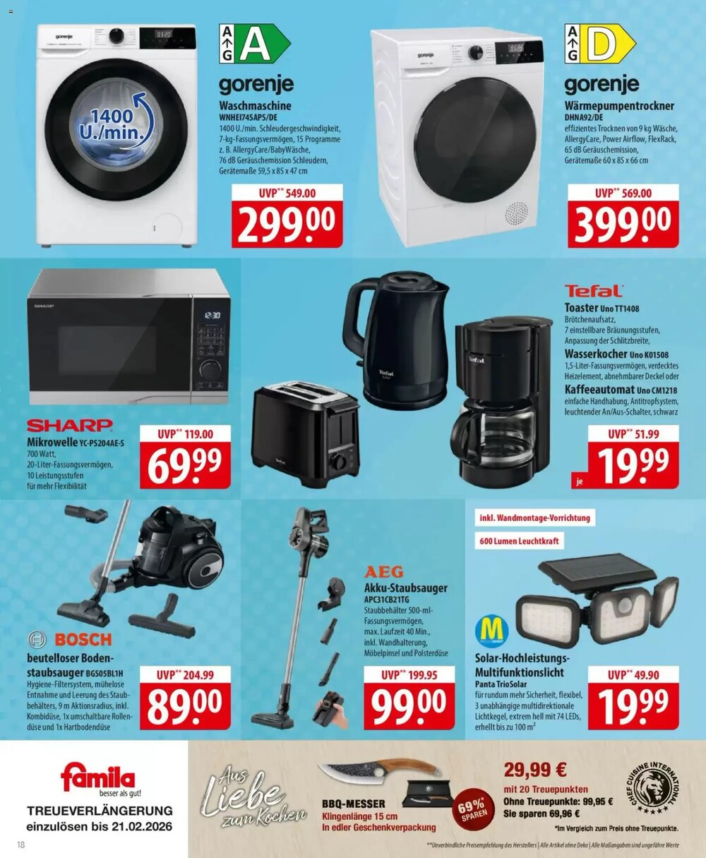 Famila Nord Ost Prospekt (ab 16.02.2026) zum Blättern - Seite 18