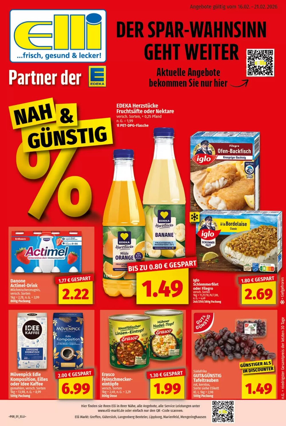 Elli Markt Prospekt (ab 16.02.2026) zum Blättern - Seite 1