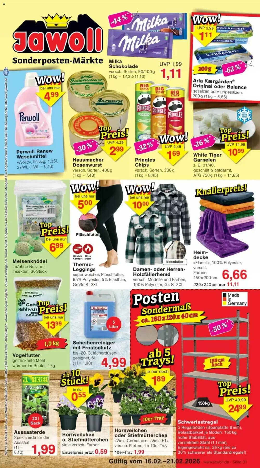 Jawoll Prospekt (ab 16.02.2026) zum Blättern - Seite 1