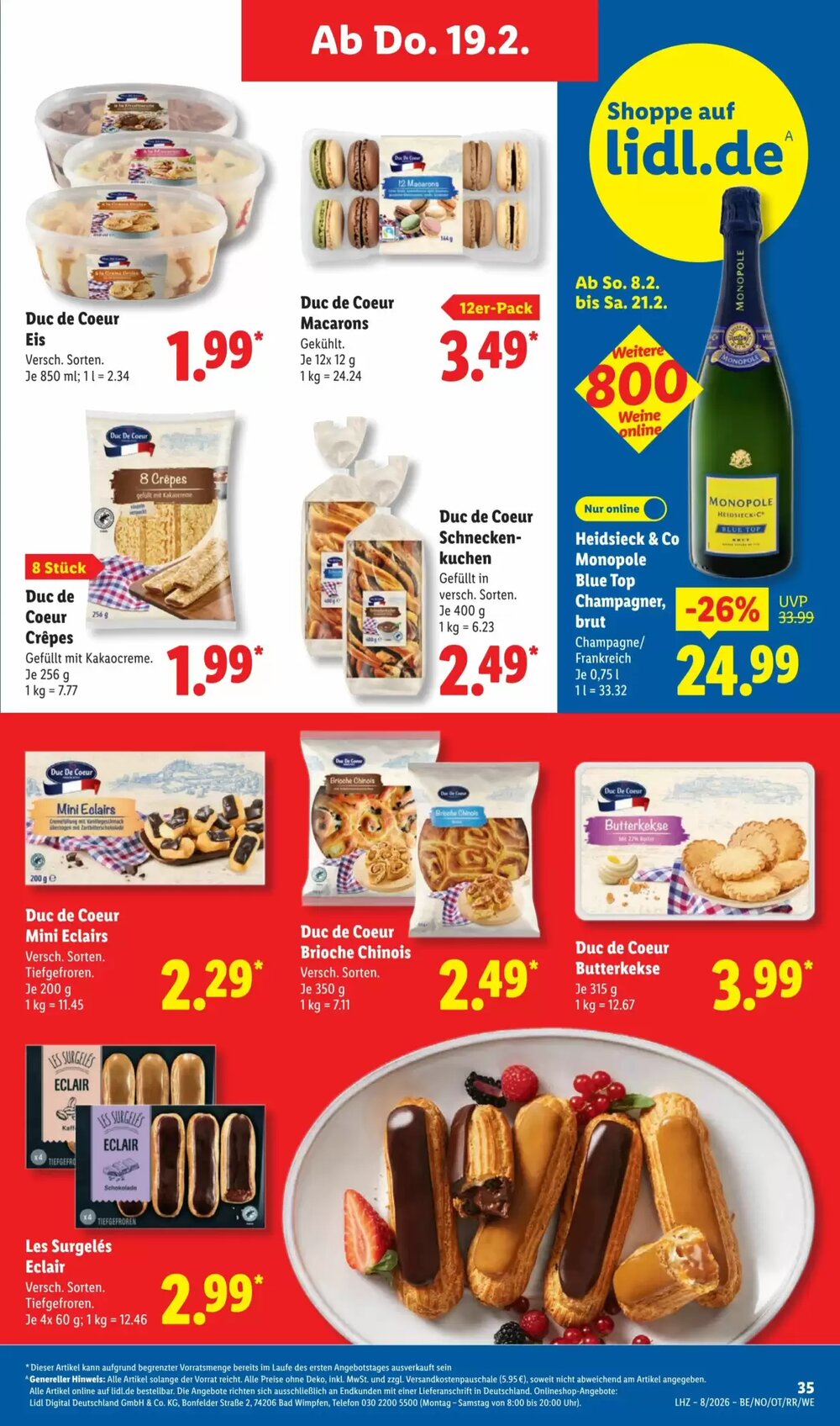 Lidl Prospekt (ab 16.02.2026) zum Blättern - Seite 55