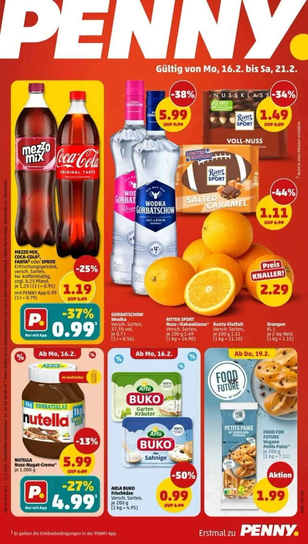 PENNY Prospekt (ab 16.02.2026) zum Blättern - Seite 1