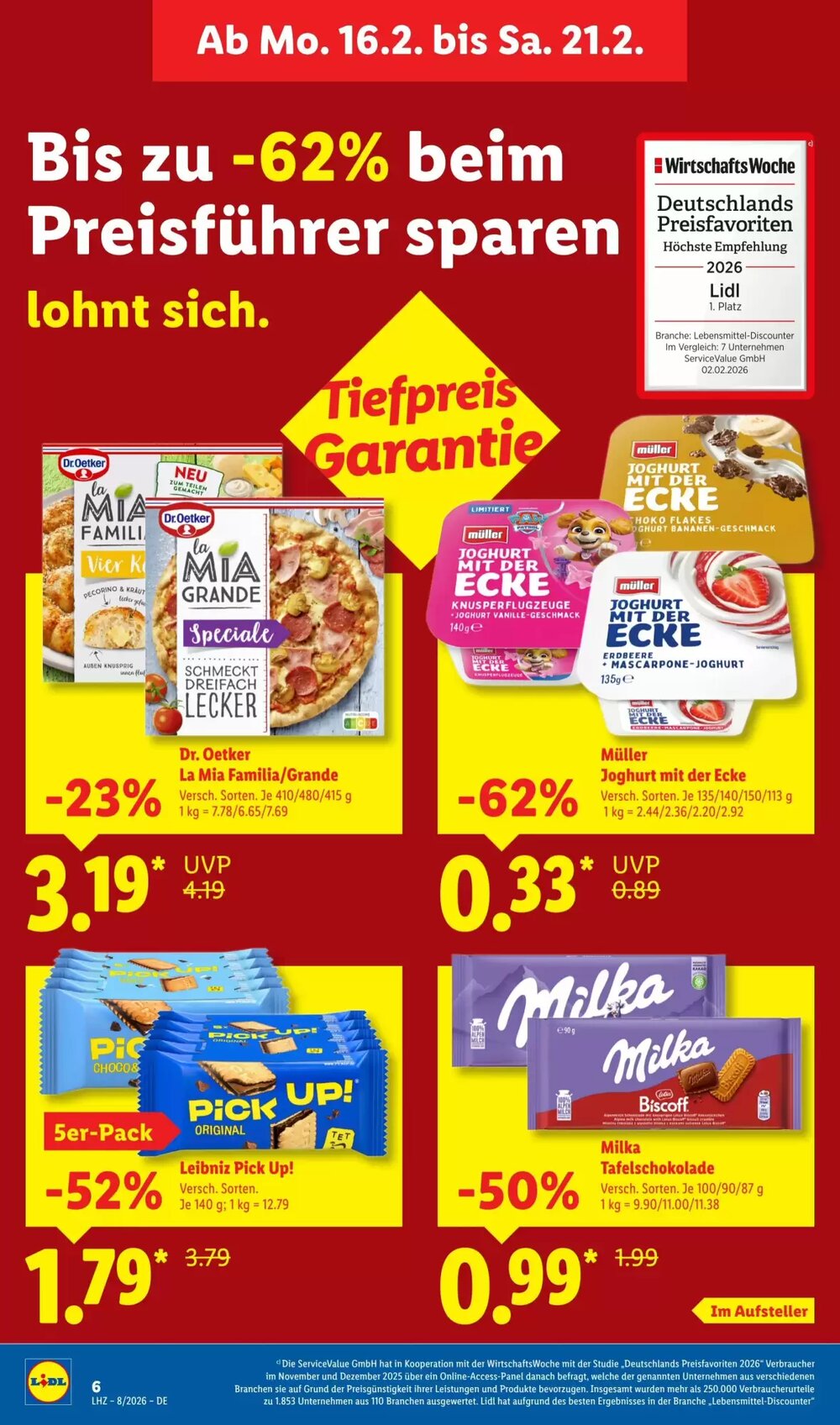 Lidl Prospekt (ab 16.02.2026) zum Blättern - Seite 14