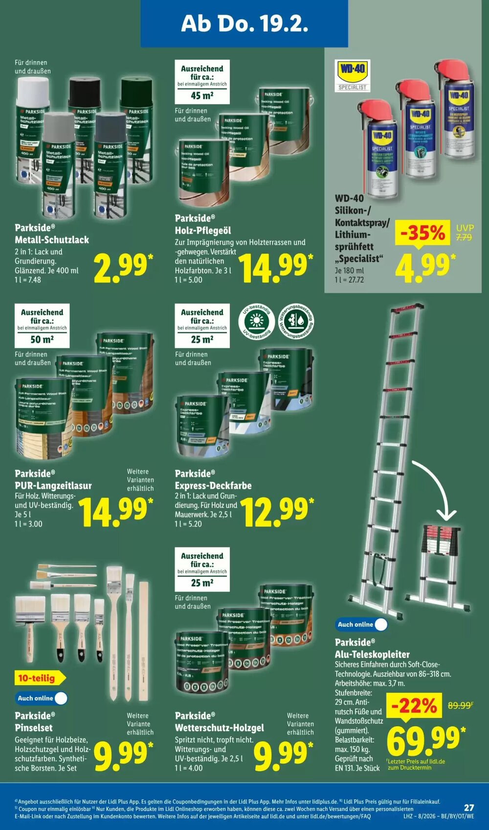 Lidl Prospekt (ab 16.02.2026) zum Blättern - Seite 47