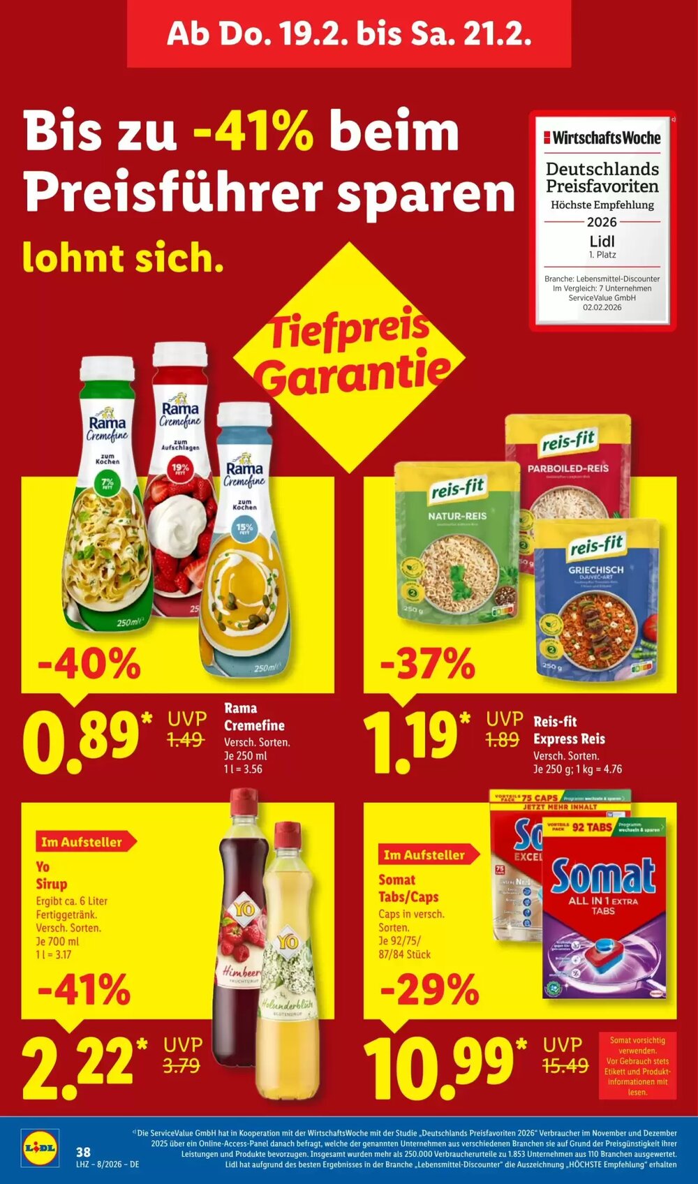 Lidl Prospekt (ab 16.02.2026) zum Blättern - Seite 62