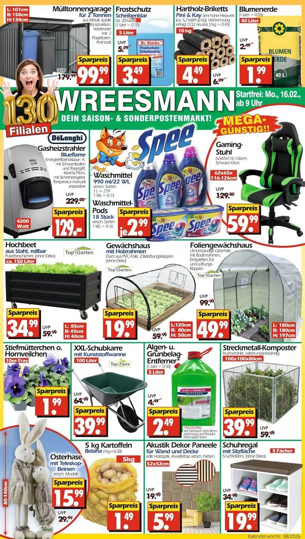 Wreesmann Prospekt (ab 16.02.2026) zum Blättern - Seite 1