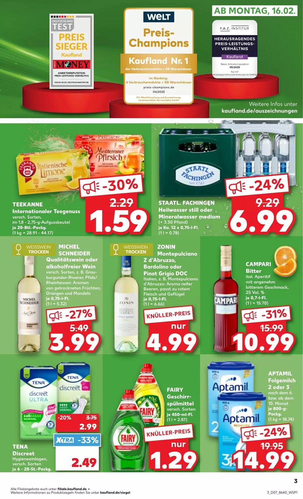 Kaufland Prospekt (ab 16.02.2026) zum Blättern - Seite 3