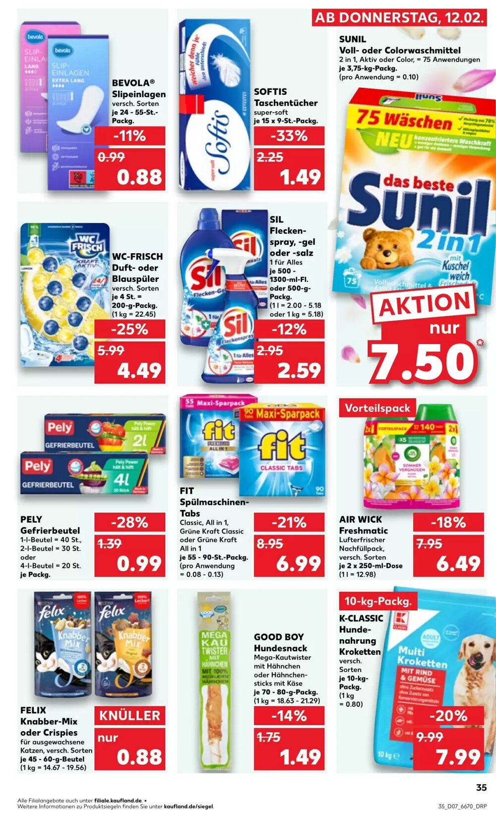 Kaufland Prospekt (ab 16.02.2026) zum Blättern - Seite 35
