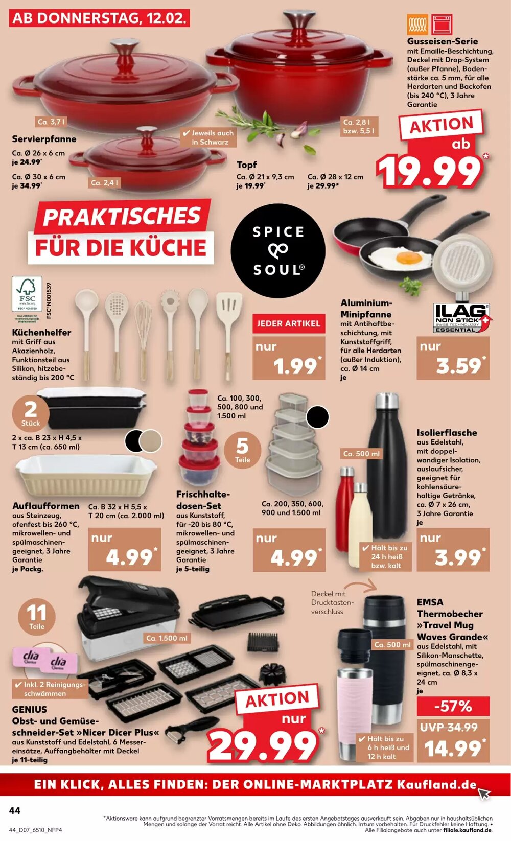 Kaufland Prospekt (ab 16.02.2026) zum Blättern - Seite 44