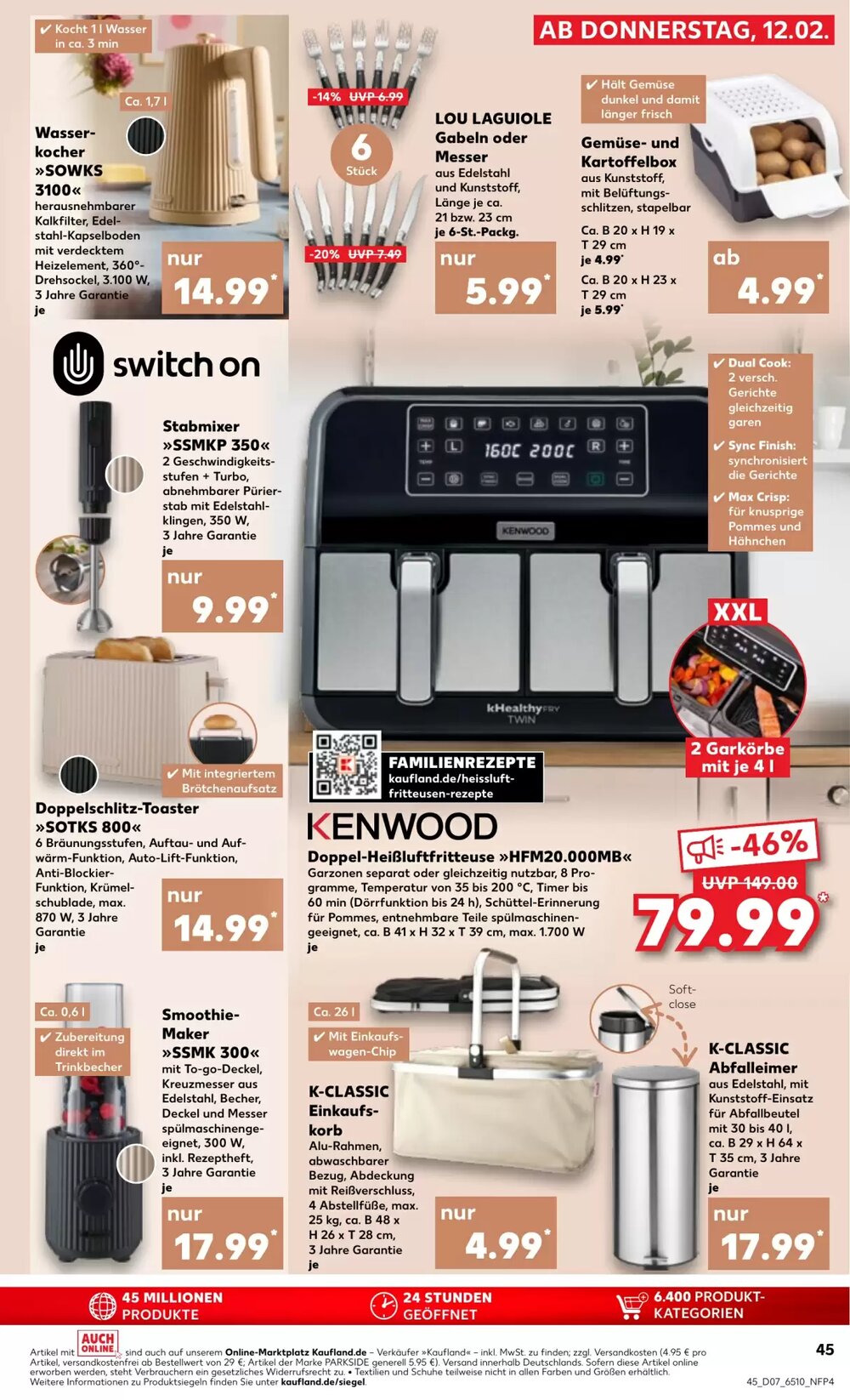 Kaufland Prospekt (ab 16.02.2026) zum Blättern - Seite 45