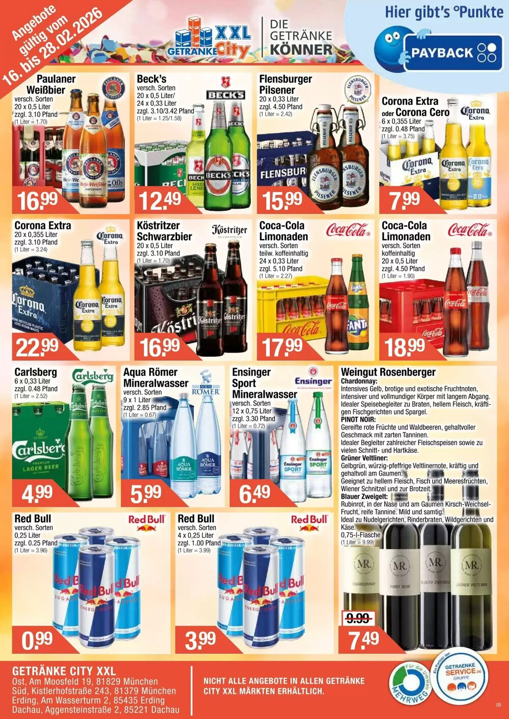 Getränke City Prospekt (ab 16.02.2026) zum Blättern - Seite 2