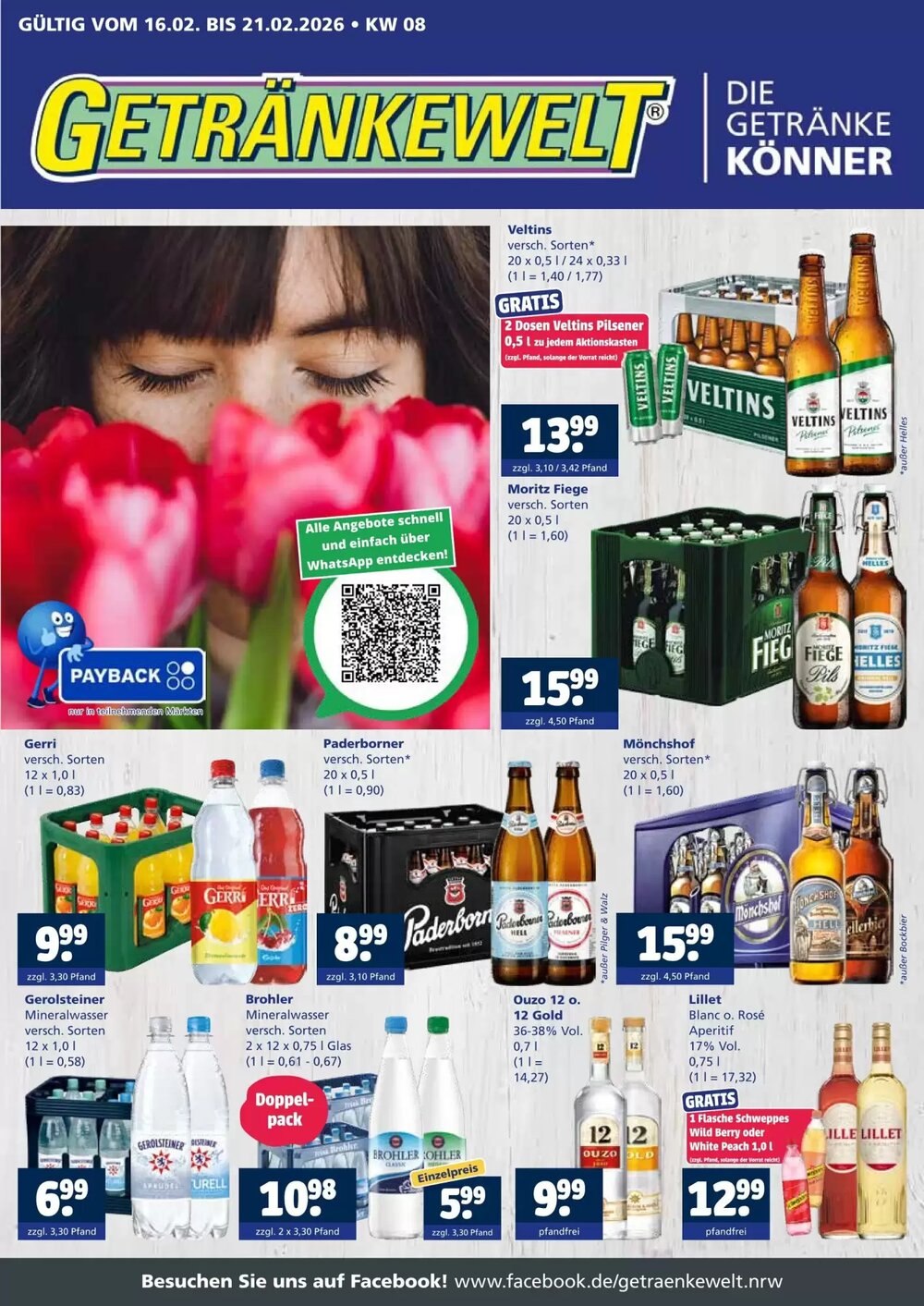 Getränkewelt Prospekt (ab 16.02.2026) zum Blättern - Seite 1