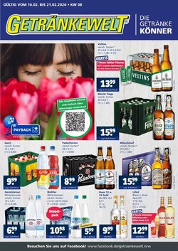 Getränkewelt Prospekt (ab 16.02.2026) zum Blättern