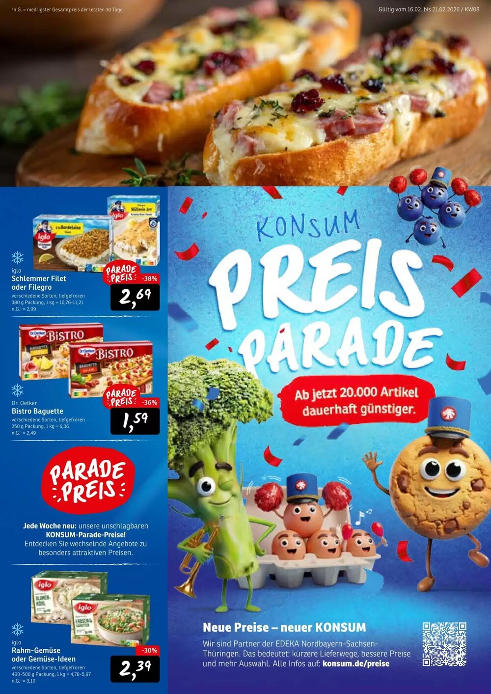 KONSUM Prospekt (ab 16.02.2026) zum Blättern - Seite 3