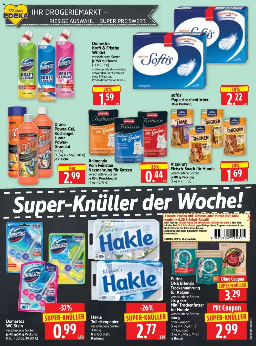 Edeka Herkules Prospekt (ab 16.02.2026) zum Blättern - Seite 15