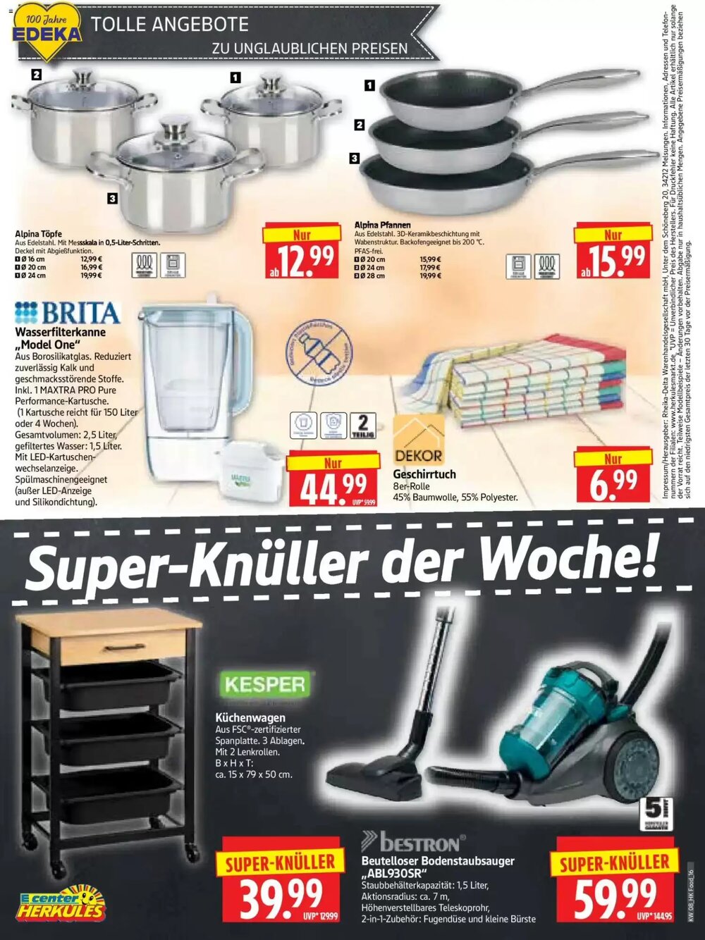 Edeka Herkules Prospekt (ab 16.02.2026) zum Blättern - Seite 16
