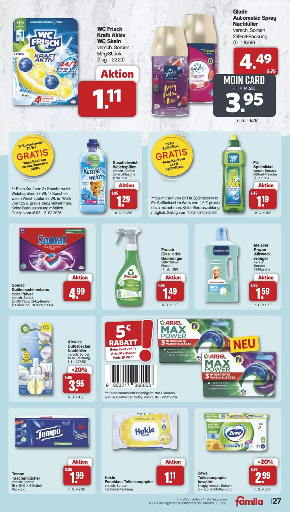 Famila Nord West Prospekt (ab 16.02.2026) zum Blättern - Seite 29