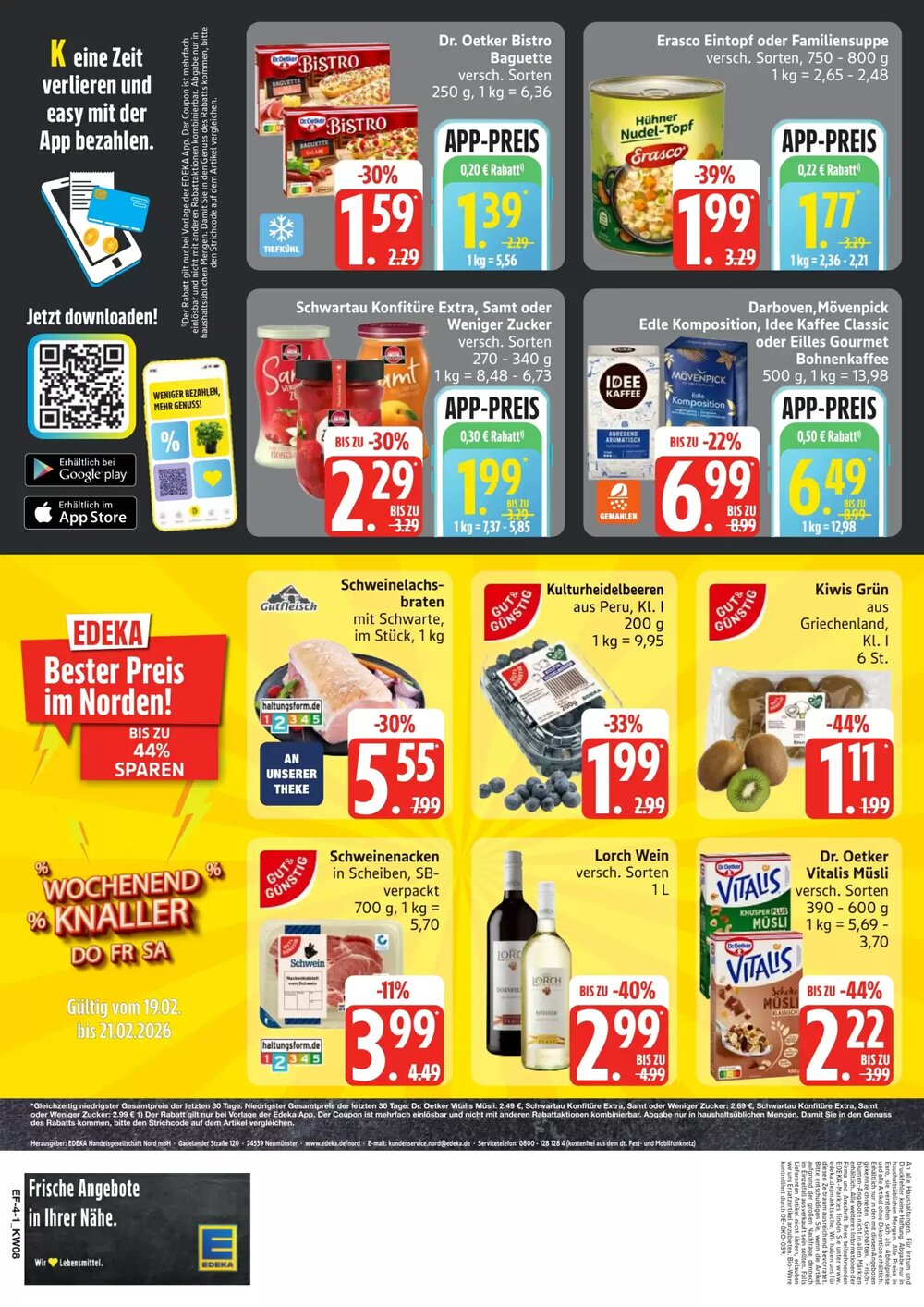 Edeka Frischemarkt Prospekt (ab 16.02.2026) zum Blättern - Seite 4