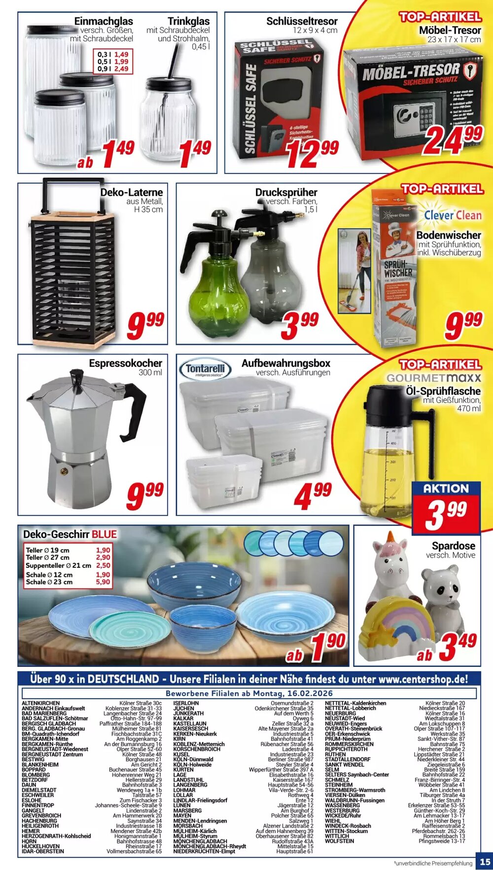 CENTERSHOP Prospekt (ab 16.02.2026) zum Blättern - Seite 15