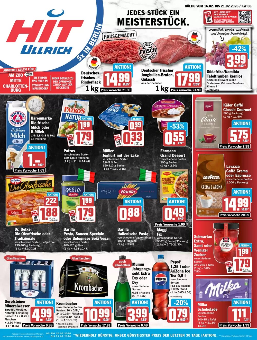 HIT Ullrich Prospekt (ab 16.02.2026) zum Blättern - Seite 1
