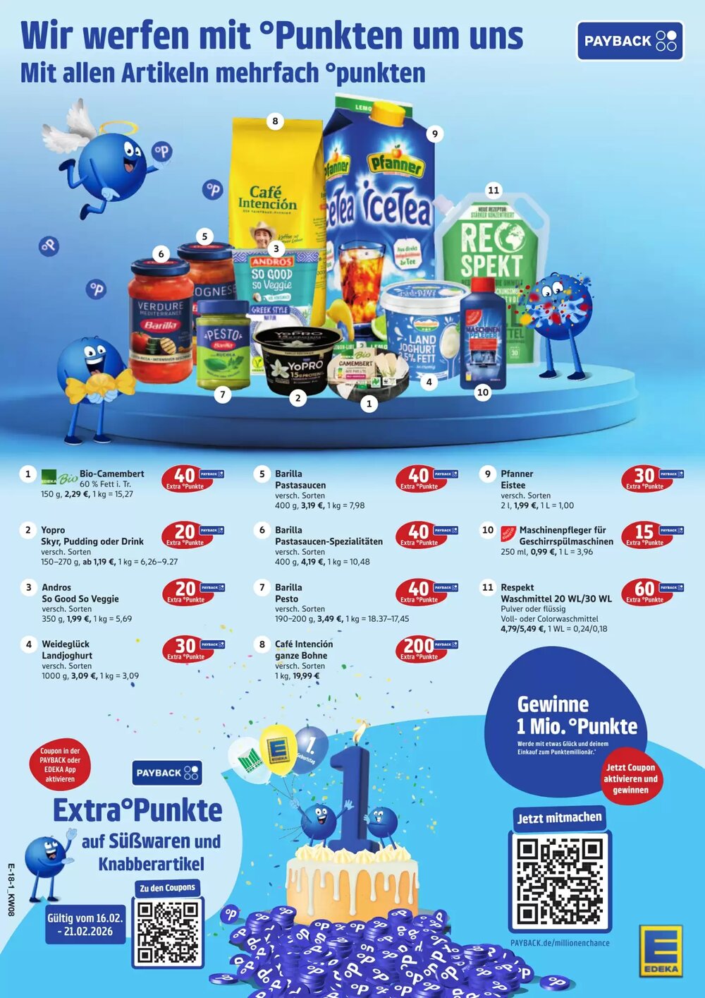 EDEKA Stralsund Prospekt (ab 16.02.2026) zum Blättern - Seite 22