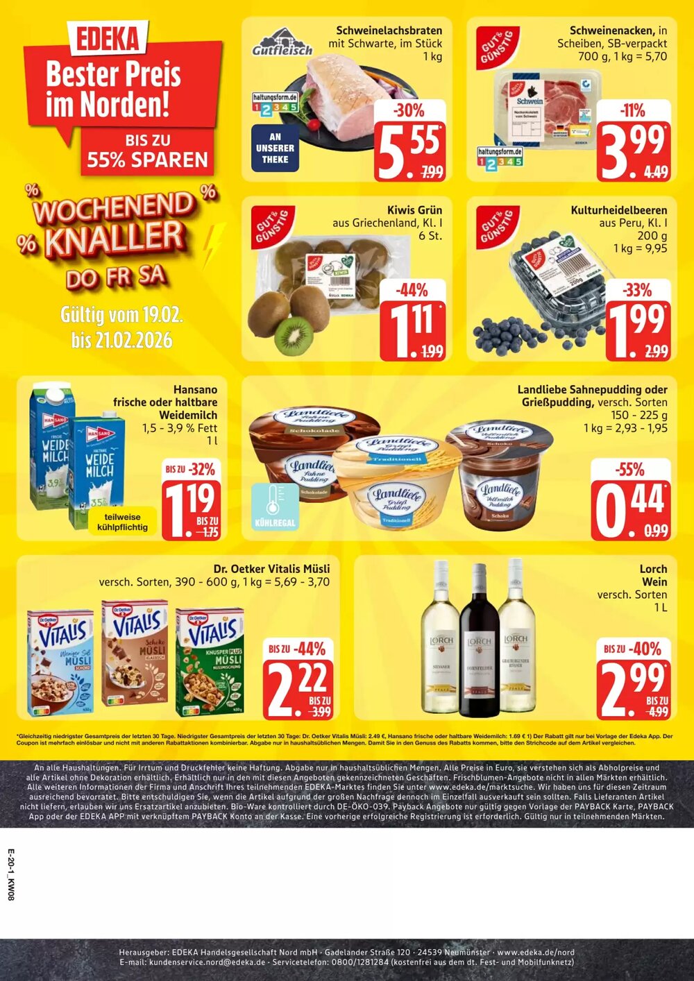 EDEKA Stralsund Prospekt (ab 16.02.2026) zum Blättern - Seite 24