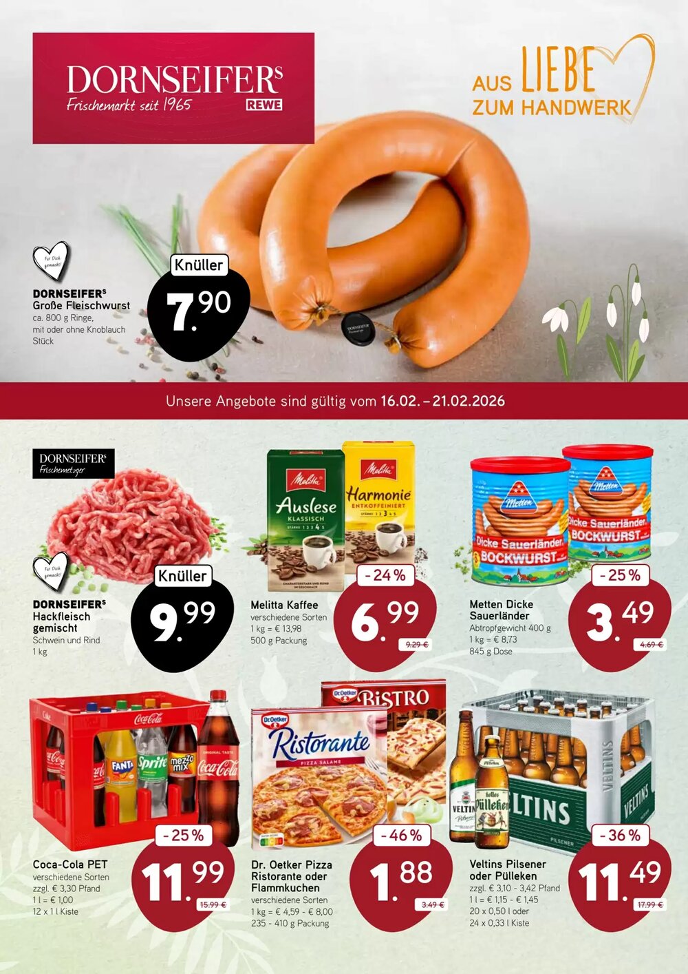 Dornseifer Prospekt (ab 16.02.2026) zum Blättern - Seite 1