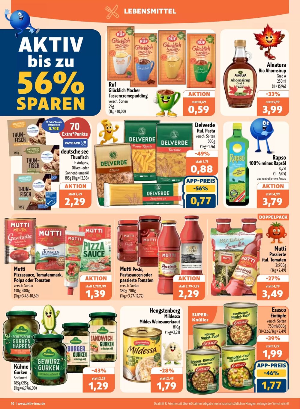 Aktiv Irma Prospekt (ab 16.02.2026) zum Blättern - Seite 10