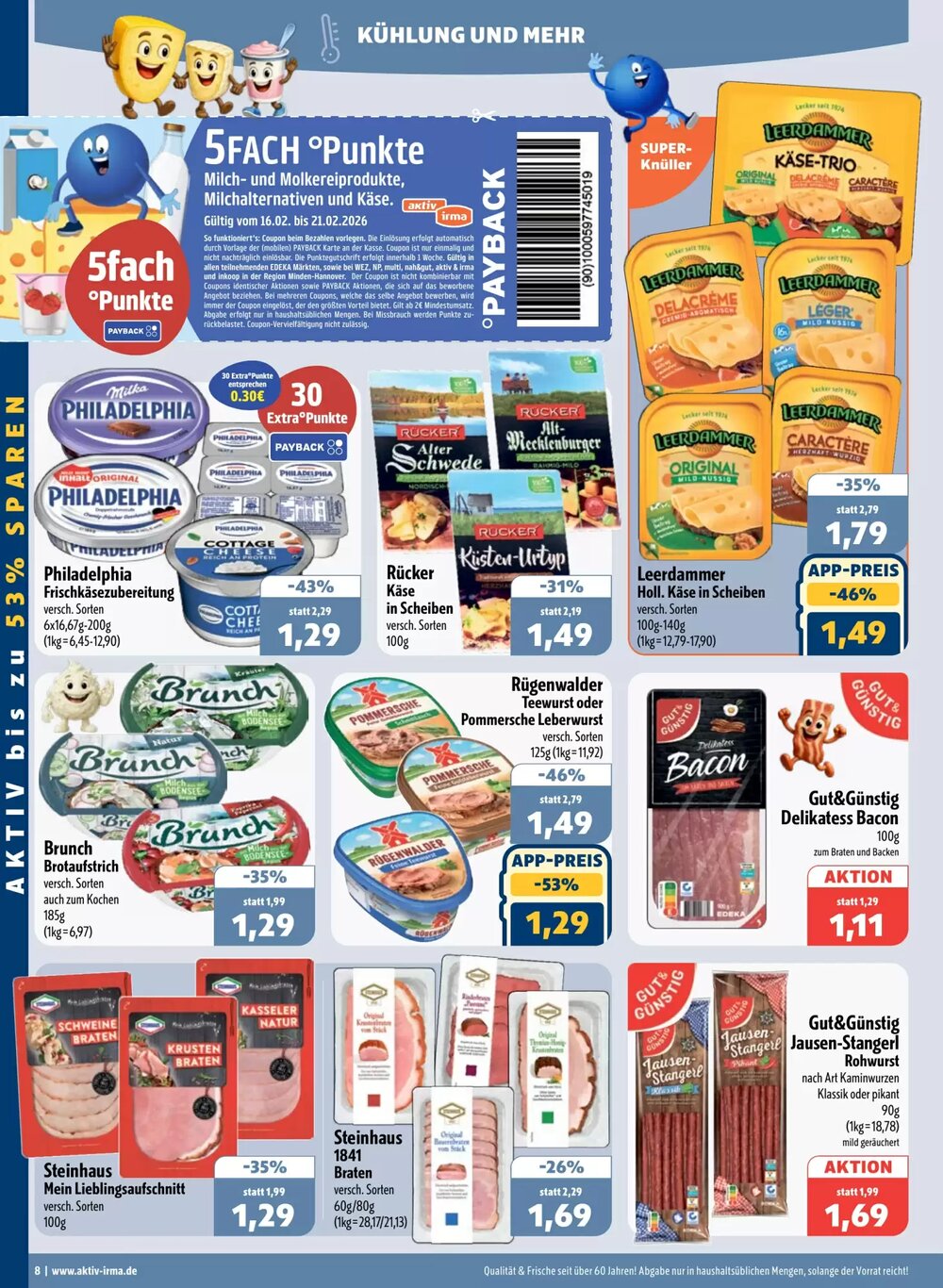 Aktiv Irma Prospekt (ab 16.02.2026) zum Blättern - Seite 8