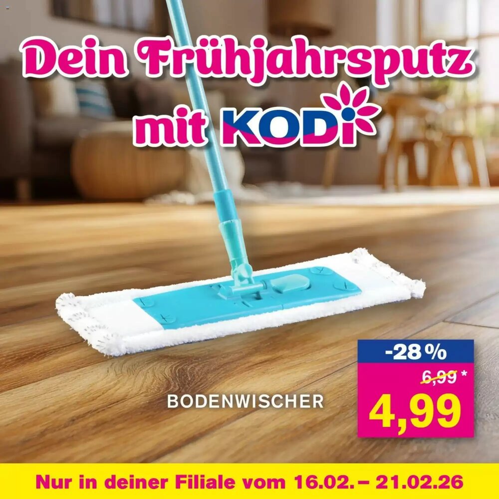 KODi Prospekt (ab 16.02.2026) zum Blättern - Seite 1