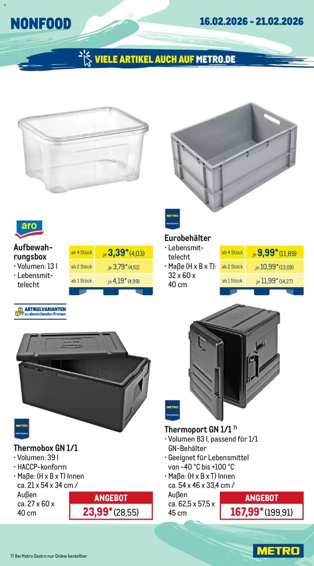 METRO Prospekt (ab 16.02.2026) zum Blättern - Seite 21